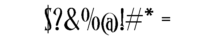 Atefrein Font OTHER CHARS