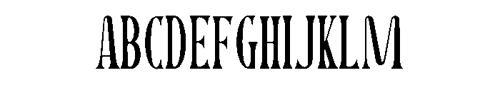 Atefrein Font UPPERCASE