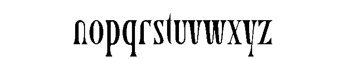Atefrein Font LOWERCASE