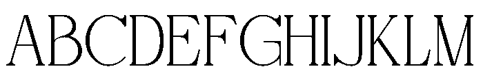 Atelier Blume Regular Font UPPERCASE