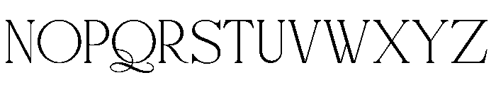 Atelier Blume Regular Font UPPERCASE