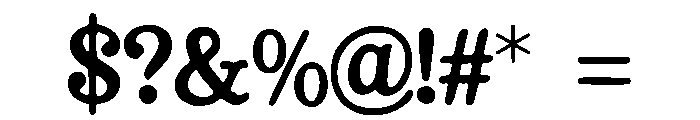 Atemoya Font OTHER CHARS
