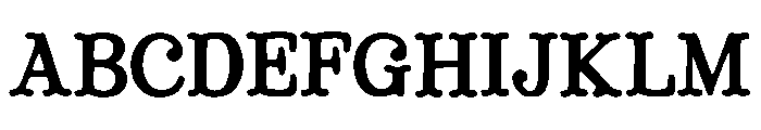Atemoya Font UPPERCASE