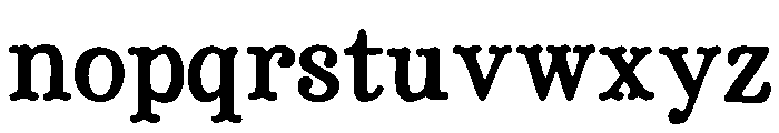 Atemoya Font LOWERCASE