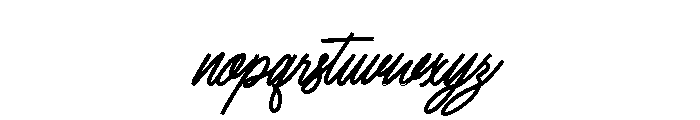 Atharwa Font LOWERCASE