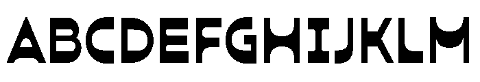 Athenzo Regular Font UPPERCASE