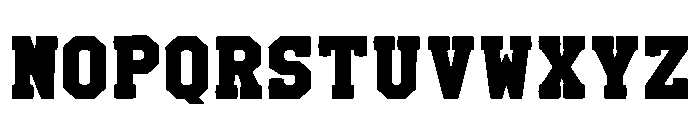 Athlete Baseball Regular Font LOWERCASE