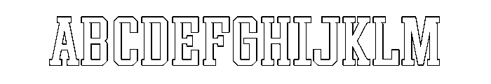 Athlete College Outline FONT