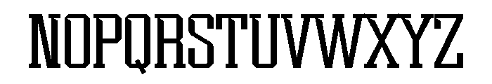 Athlete College Font UPPERCASE