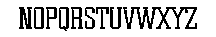 Athlete College Font LOWERCASE