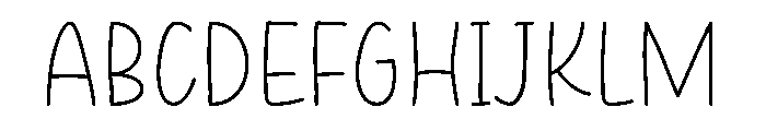 Athletic Children Regular Font UPPERCASE