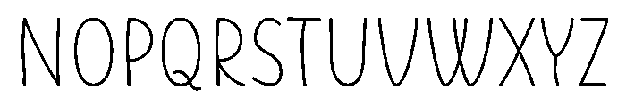 Athletic Children Regular Font UPPERCASE