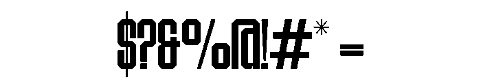Athletic Circle Regular Font OTHER CHARS