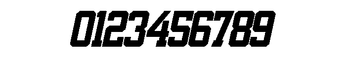 Athletic College Italic Font OTHER CHARS