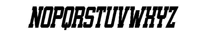 Athletic College Italic Font UPPERCASE