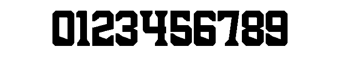 Athletic Division Regular Font OTHER CHARS