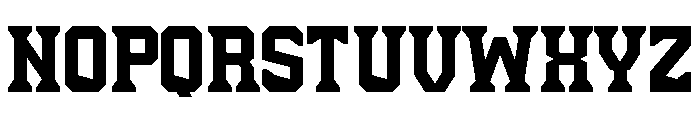 Athletic Division Regular Font UPPERCASE