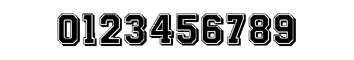 Athletic Jersey Regular Font OTHER CHARS