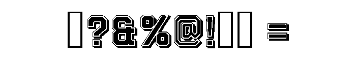 Athletic Jersey Regular Font OTHER CHARS