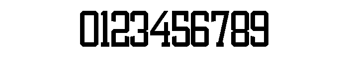 Athletic Varsity Regular Font OTHER CHARS