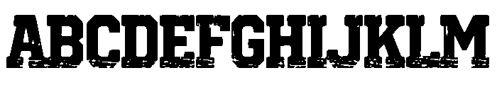 Athletic Varsity Font UPPERCASE