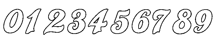 AtlantaLine-Regular Font OTHER CHARS