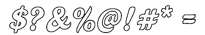 AtlantaLine-Regular Font OTHER CHARS