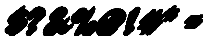 AtlantaShadow-Regular Font OTHER CHARS