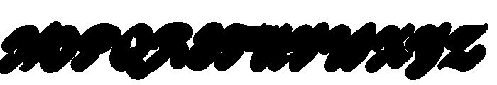AtlantaShadow-Regular Font UPPERCASE