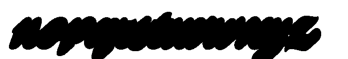 AtlantaShadow-Regular Font LOWERCASE