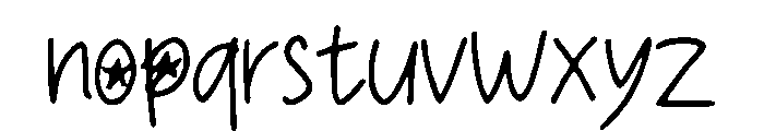 Atlantis_Found Font LOWERCASE