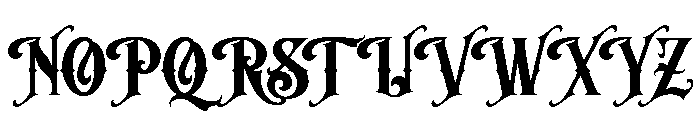 AtomicRust-Regular Font UPPERCASE