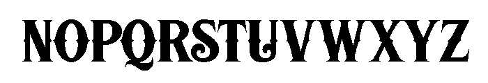 AtomicRust-Regular Font LOWERCASE