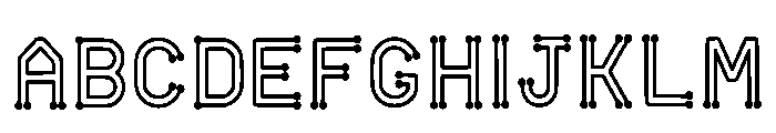 Atrae Regular Font UPPERCASE