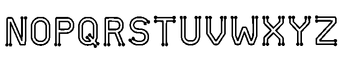 Atrae Regular Font UPPERCASE