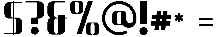 Atrago Font OTHER CHARS