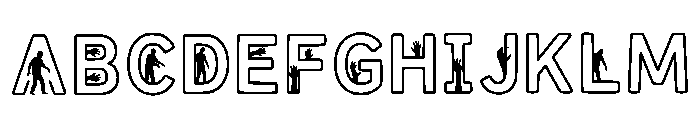 Atric Regular Font UPPERCASE