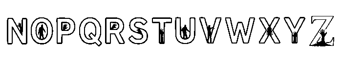 Atric Regular Font LOWERCASE