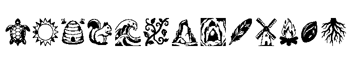 Atrip Regular Font UPPERCASE