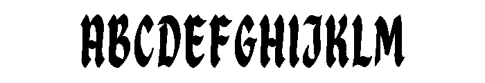 Atronis Regular Font UPPERCASE