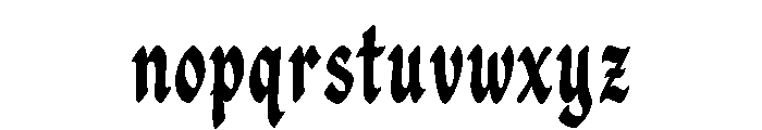 Atronis Regular Font LOWERCASE