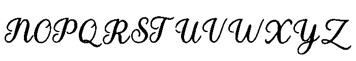 Attalee Font UPPERCASE