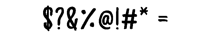 Attern Regular Font OTHER CHARS