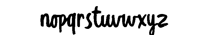 Attern Regular Font LOWERCASE