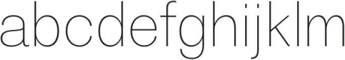 AT Mainframe ExtraLight ttf (200) Font LOWERCASE