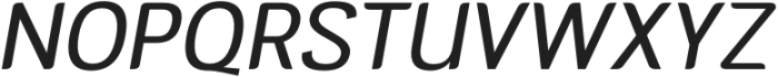 AT Nevalo Italic otf (400) Font UPPERCASE