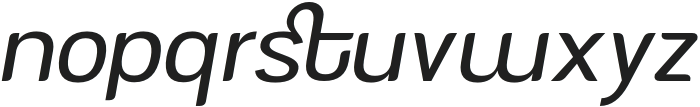 AT Nevalo Italic otf (400) Font LOWERCASE
