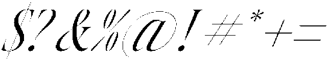 AT Paskalara Italic otf (400) Font OTHER CHARS