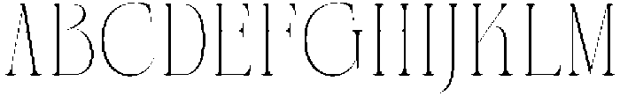 AT Paskalara Thin otf (100) Font UPPERCASE