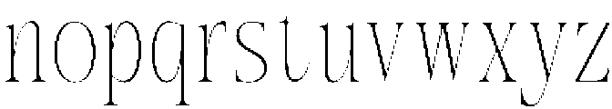 AT Paskalara Thin otf (100) Font LOWERCASE